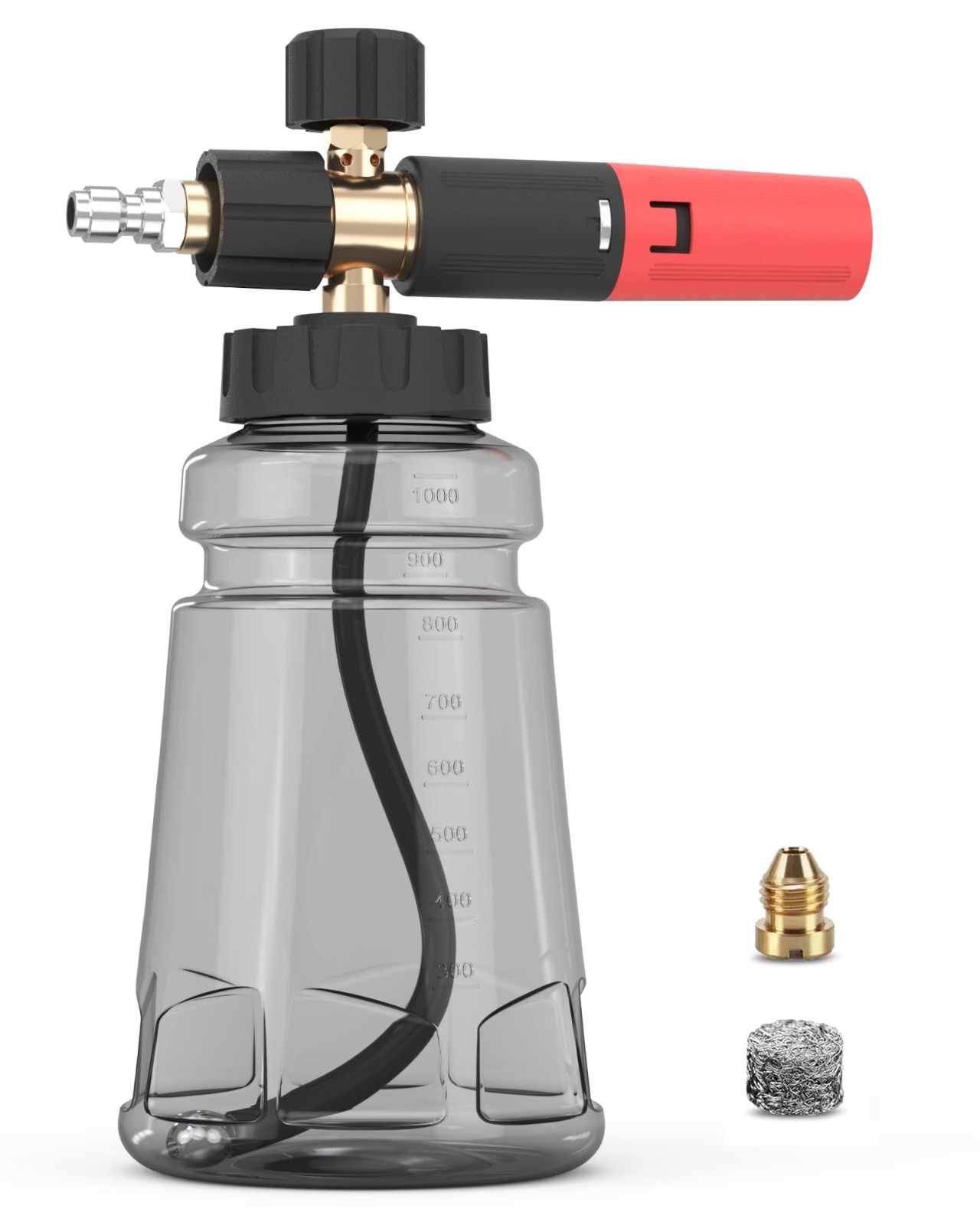 Foam Cannon for Pressure Washer – Adjustable Soap Sprayer, 1/4″ Quick Connect, 1