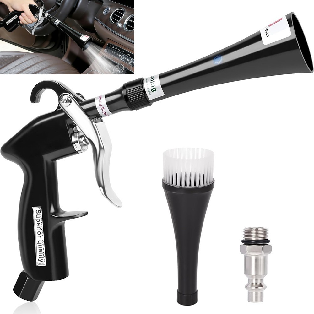 Pressure Car Cleaning Gun Kit Air Blow Gun Air Blow Gun for Car Detailing Tool
