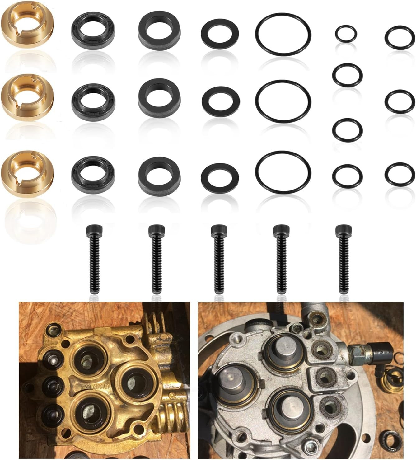Pressure Washer Seal Kit Set Compatible Briggs & Stratton 190595GS 193807GS