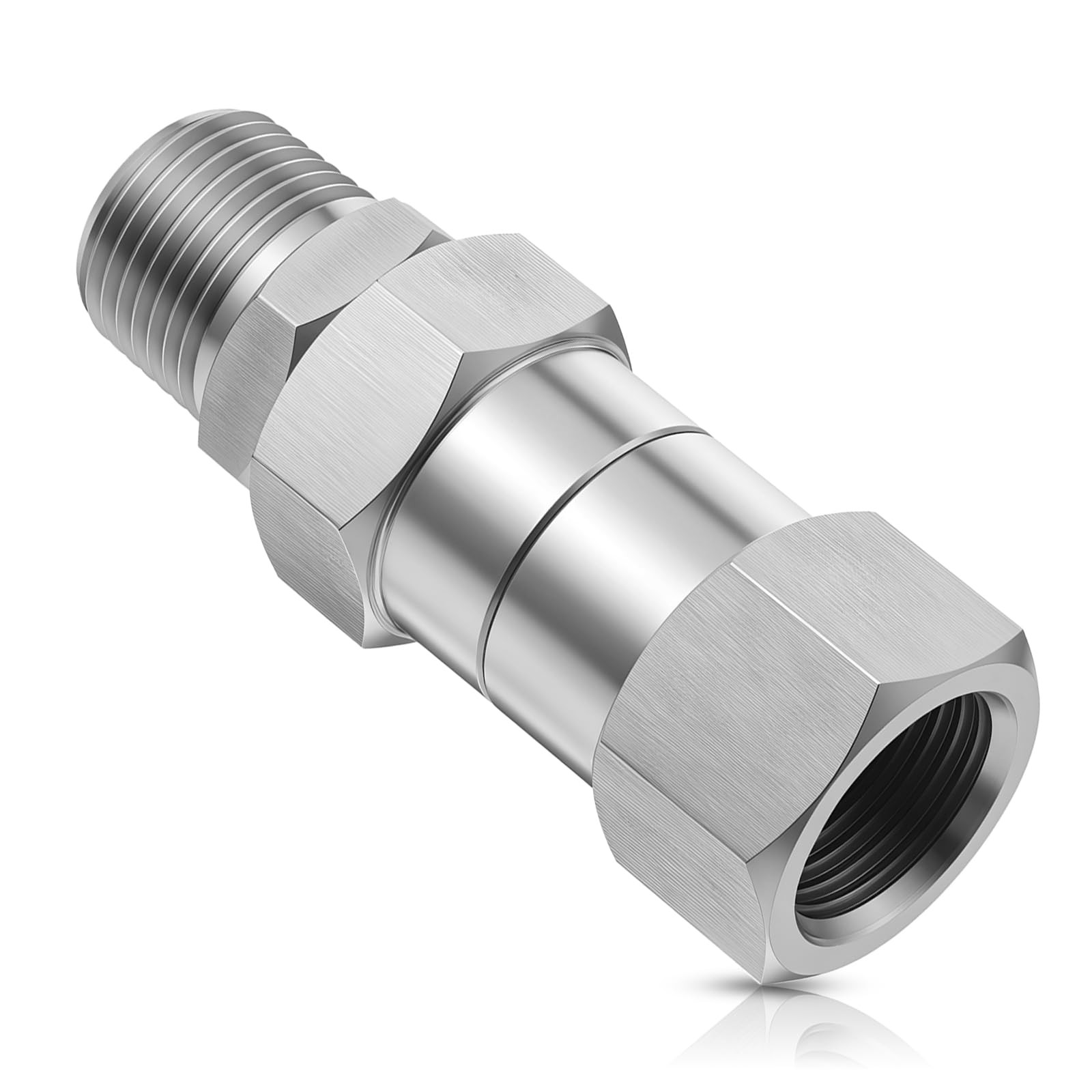 Pressure Washer Swivel, 3/8 Inch NPT Thread Pressure Washer Fittings, Stainle…