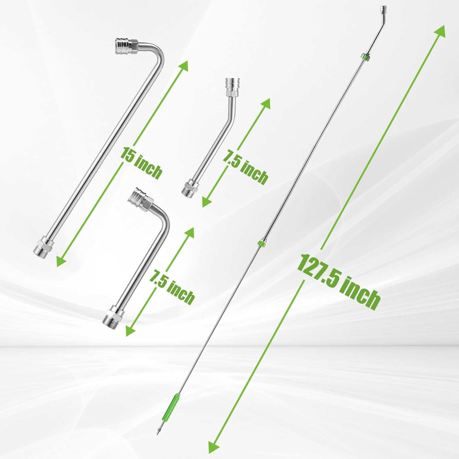 New Pressure Washer Extension Wand, 120 Power Wand with Molded Grip, Accessories
