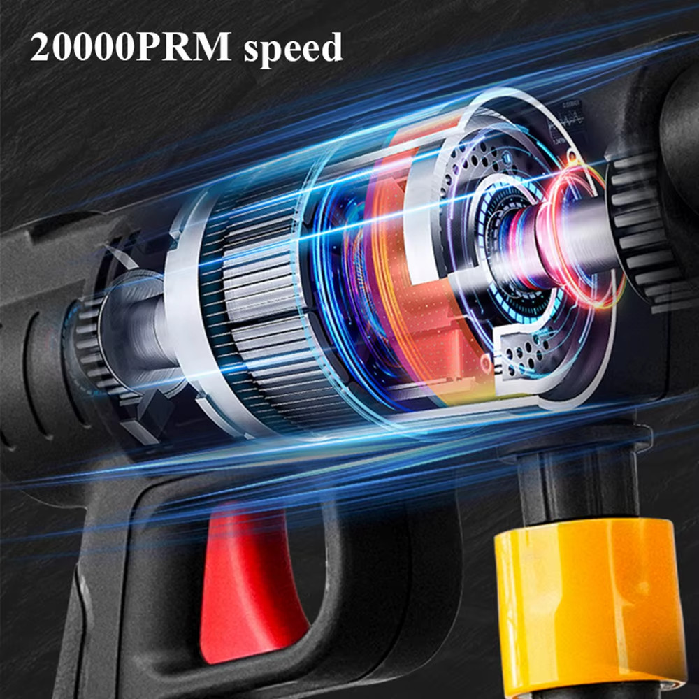 2 Battery 24V Portable Cordless High Pressure Car Wash Pressure Washer 2