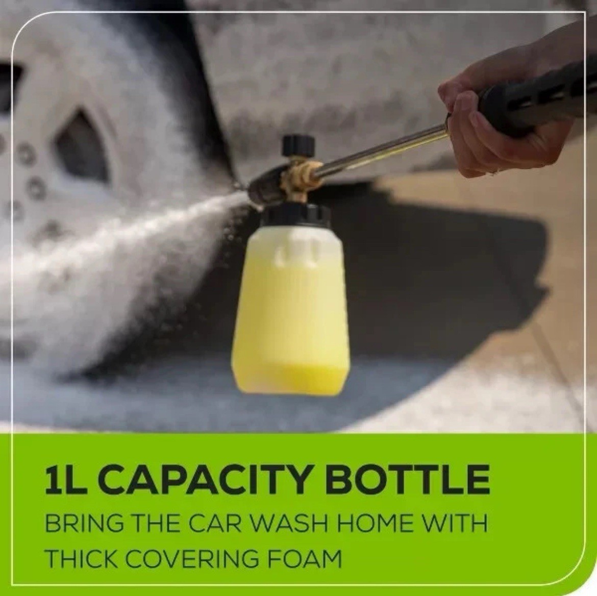 Greenworks Premium Foam Cannon 3700 PSI Adjustable Spray Nozzle