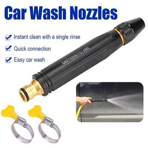 Larnto High Pressure Hose Nozzle Water Gun for Car Wash Garden Pressure Booster