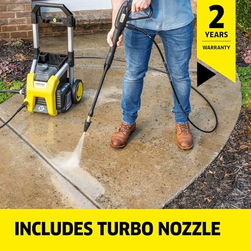 Kärcher Pressure Washer CETA Certified, 3 Spray Nozzles, Detergent Tank, K1700