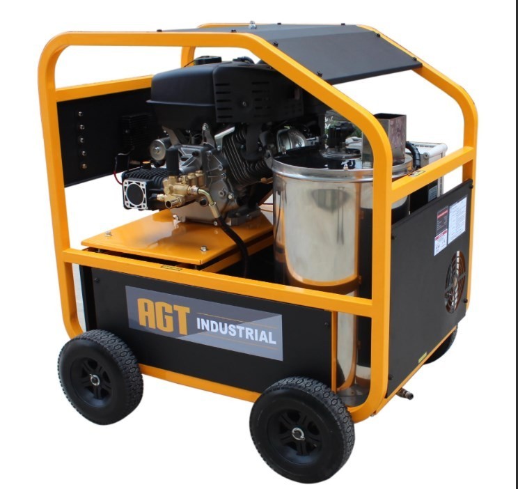 AGT 6.5HP 3000 PSI Hot Water High Pressure Washer Machine Diesel burner