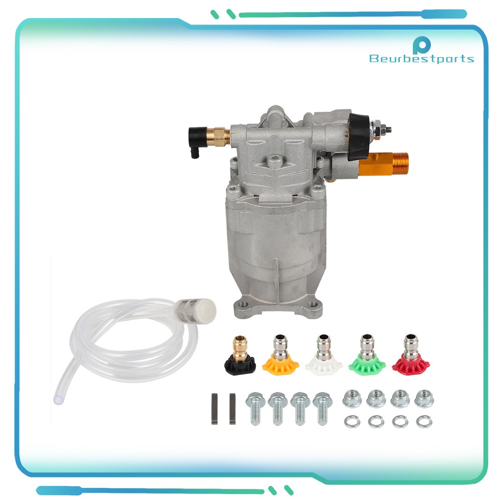 2700psi 3/4″ Shaft Horizontal Cold Water Power Pressure Washer Water Pump 2.5GPM
