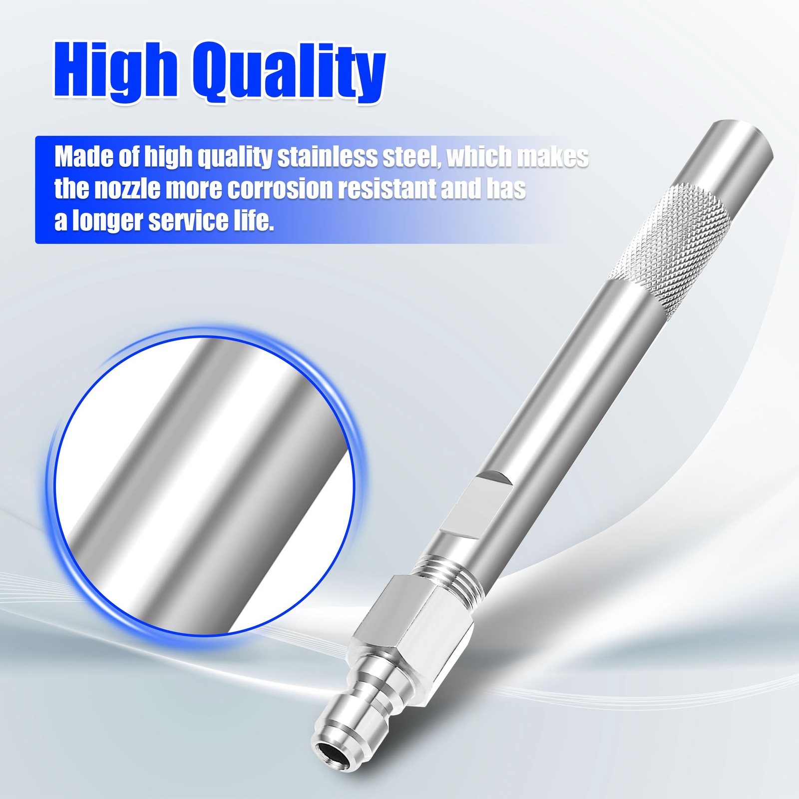 Pressure Washer Long Range Chemical Nozzle Shooter Tip Power Washer Compatib