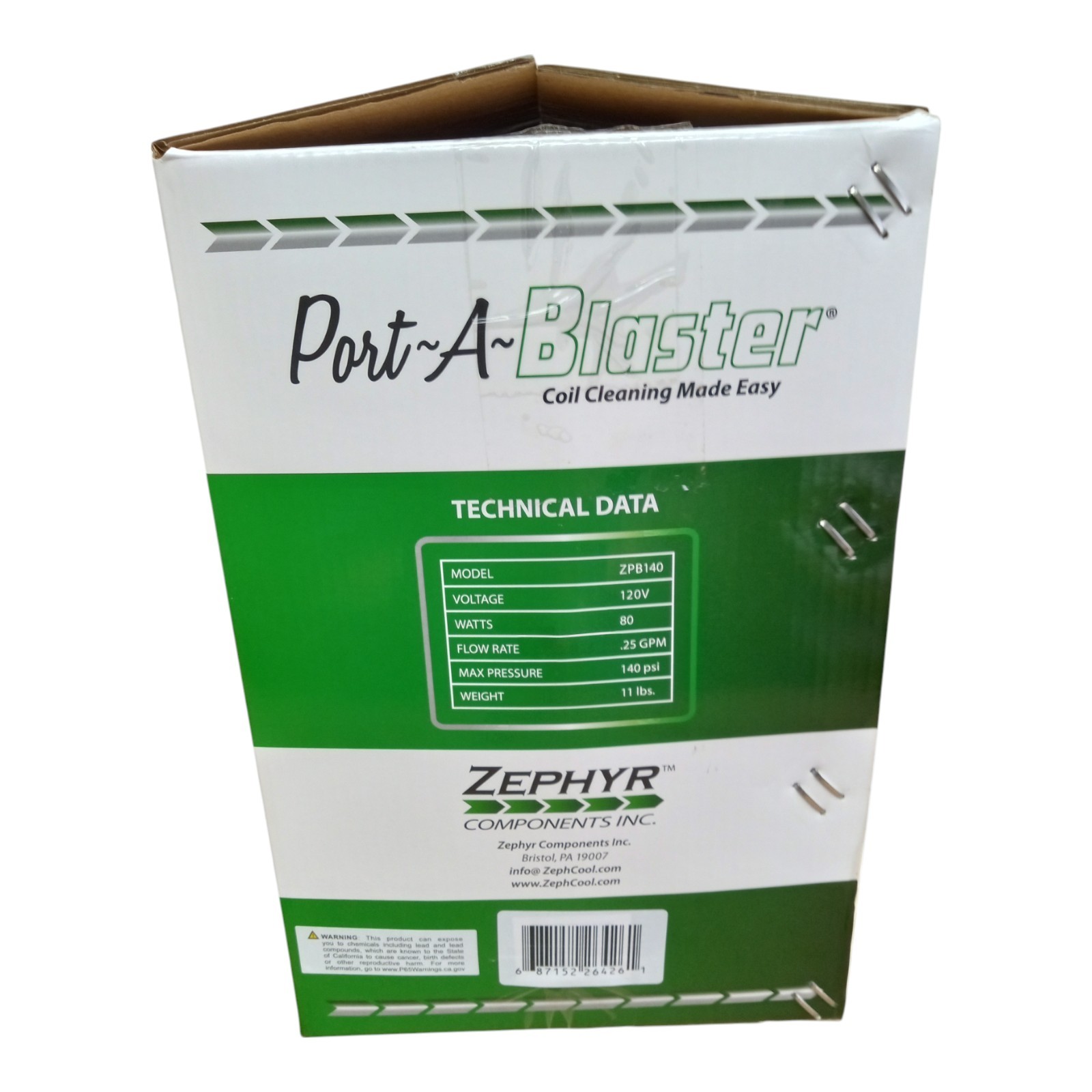 ZPB140 Port A Blaster HVAC Coil Cleaning Portable Pressure Washer