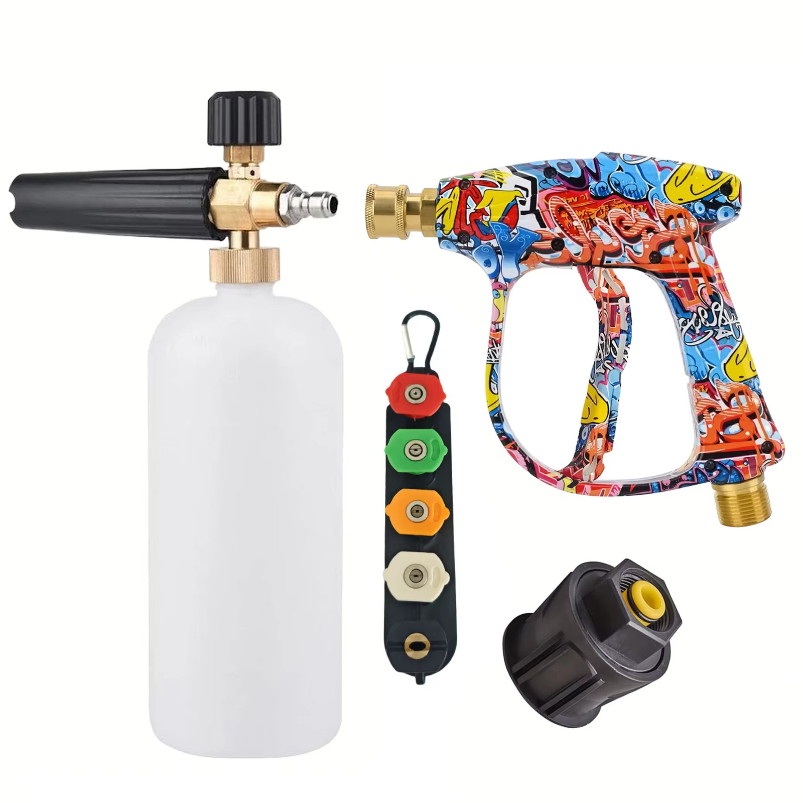 Foam Cannon Kit for Karcher K2K7 – High Pressure Washer Quick Connect Nozzle & C