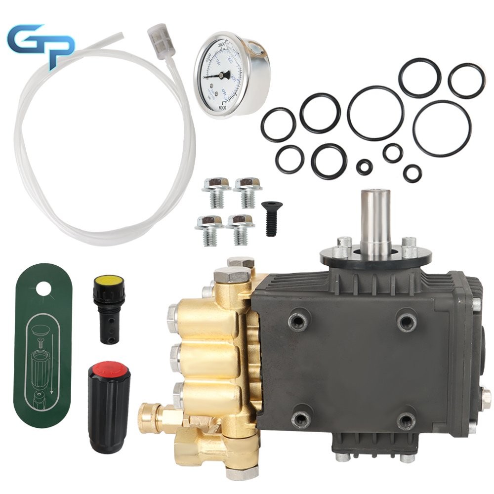 3600 PSI 4.9GPM Belt Drive Pressure Power Washer Pump 24mm Solid Shaft