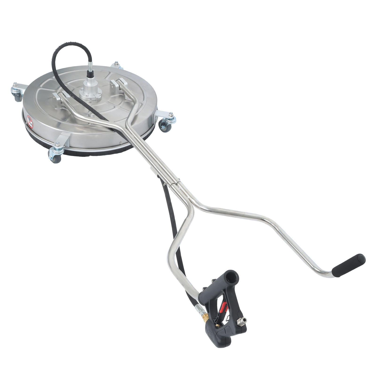 24″ Pressure Washer Surface Cleaner Stainless Steel Dual Handle Surface Cleaner