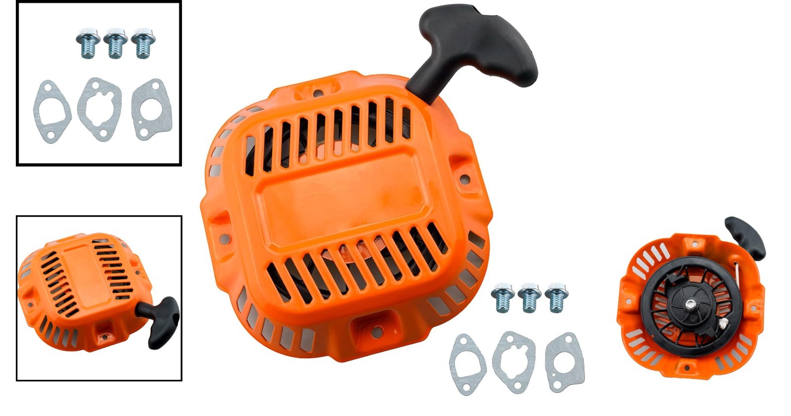 Orange Generac Recoil Starter Assembly for Power Washers – Durable and Reliable
