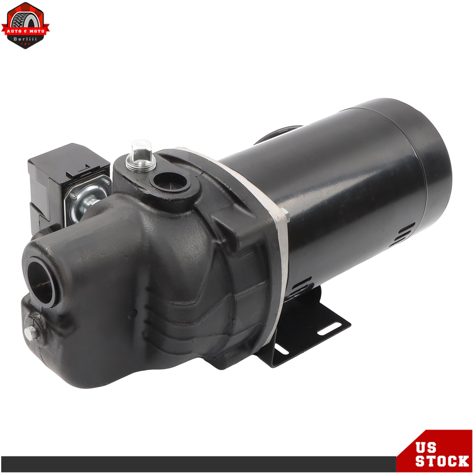 Heavy Duty SWS100 1 HP 1PH Shallow Well Jet Pump Up to 510 GPH 115/230V 3480RPM