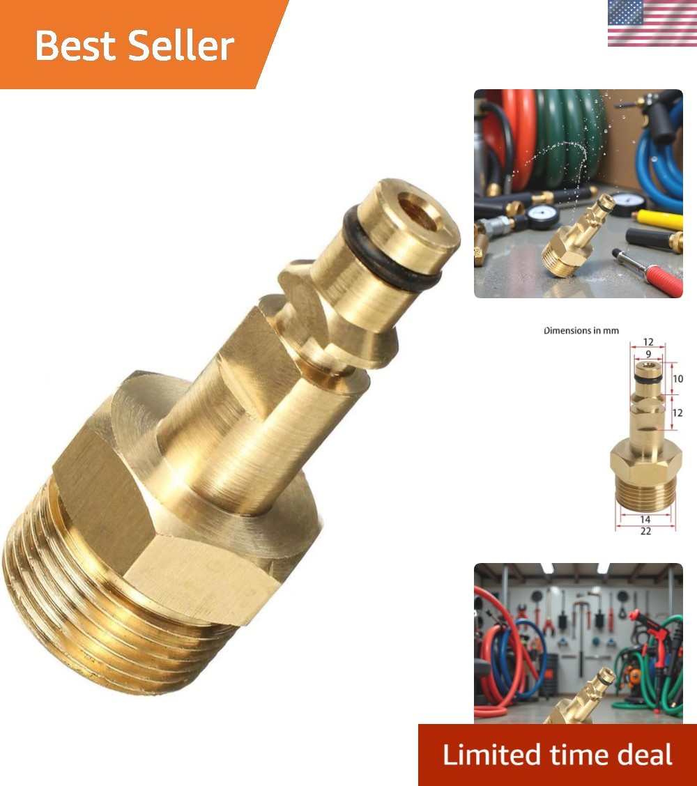 Versatile Gold M22 Hose Adapter – Quick Connect Fitting for K Series Washers