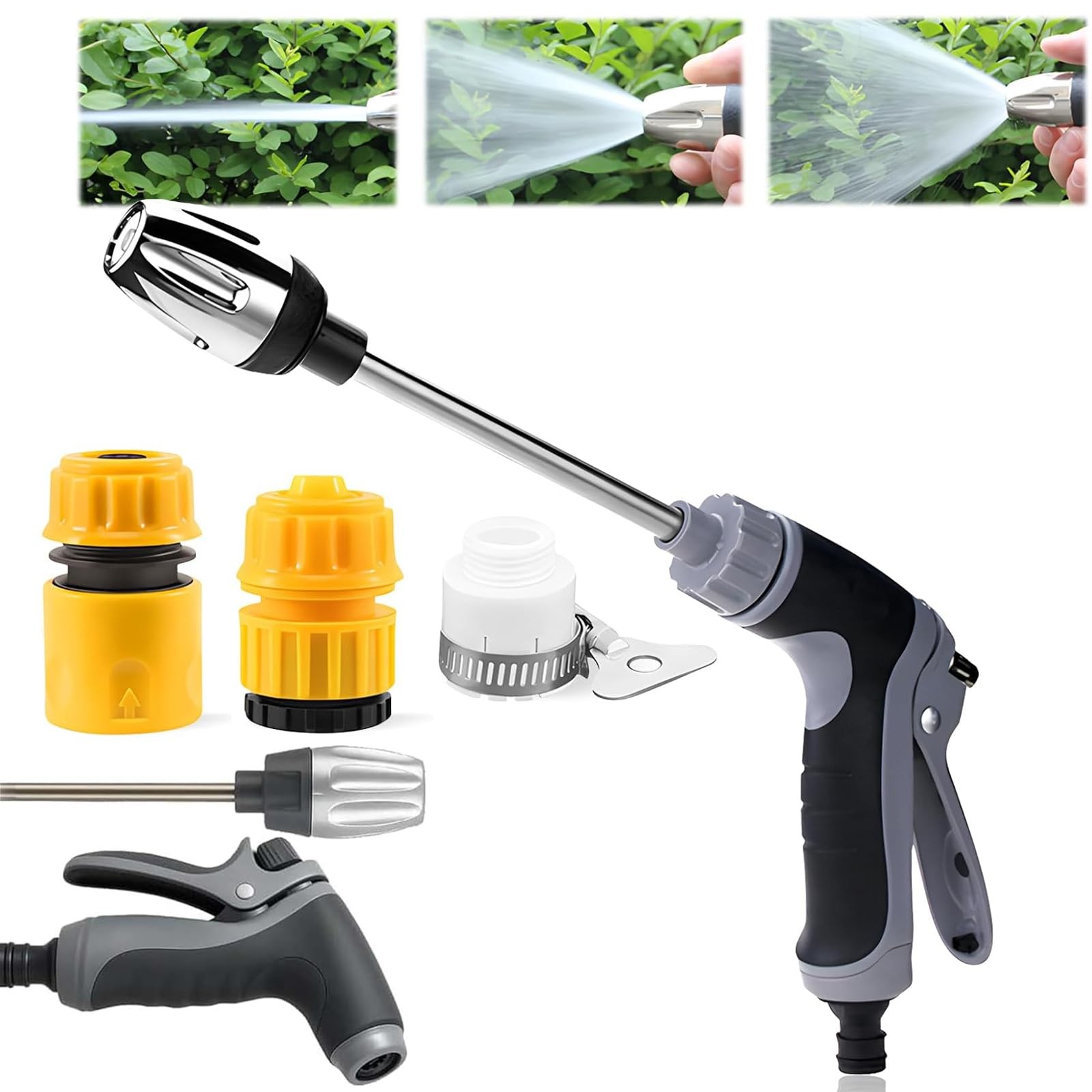 2026 Cordless Pressure Washer Gun w/ Adjustable Spray Nozzle Portable Cleaner