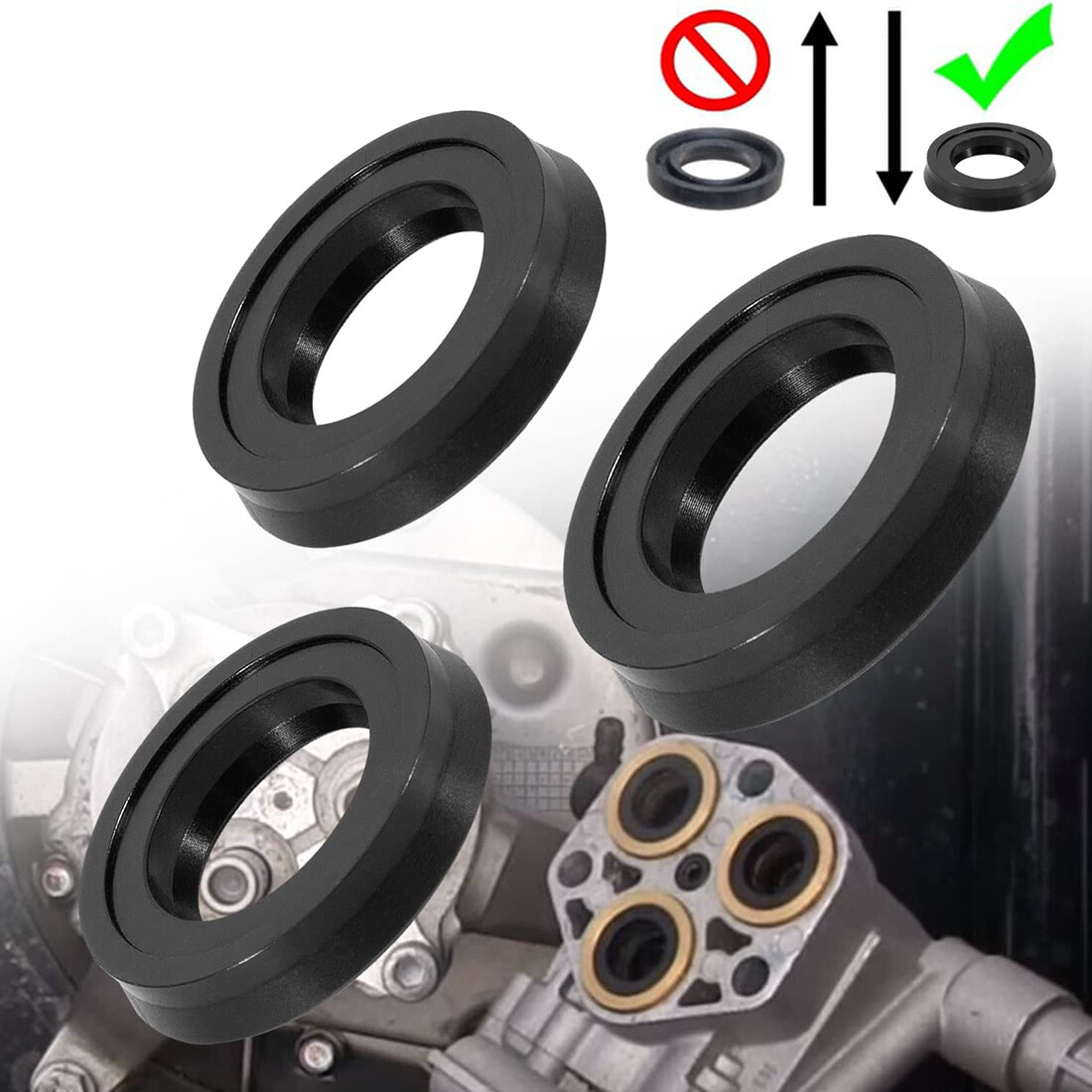 For Annovi Reverberi RMW Series High Pressure Washer Pump Water Seal Kit 42122