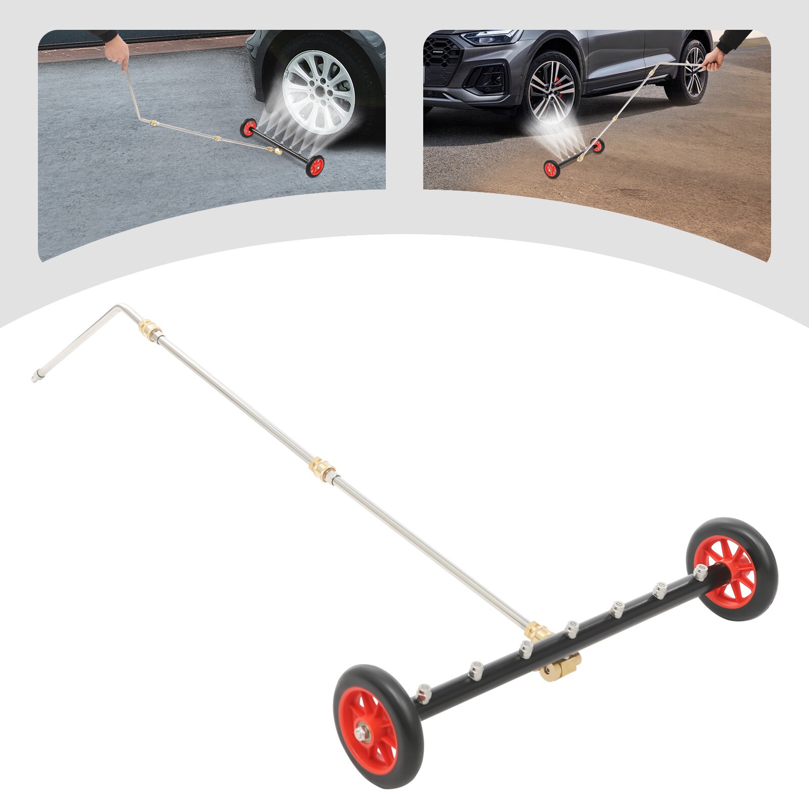Under Car Cleaner Pressure Washer Water With Self Locking Nut For Driveway