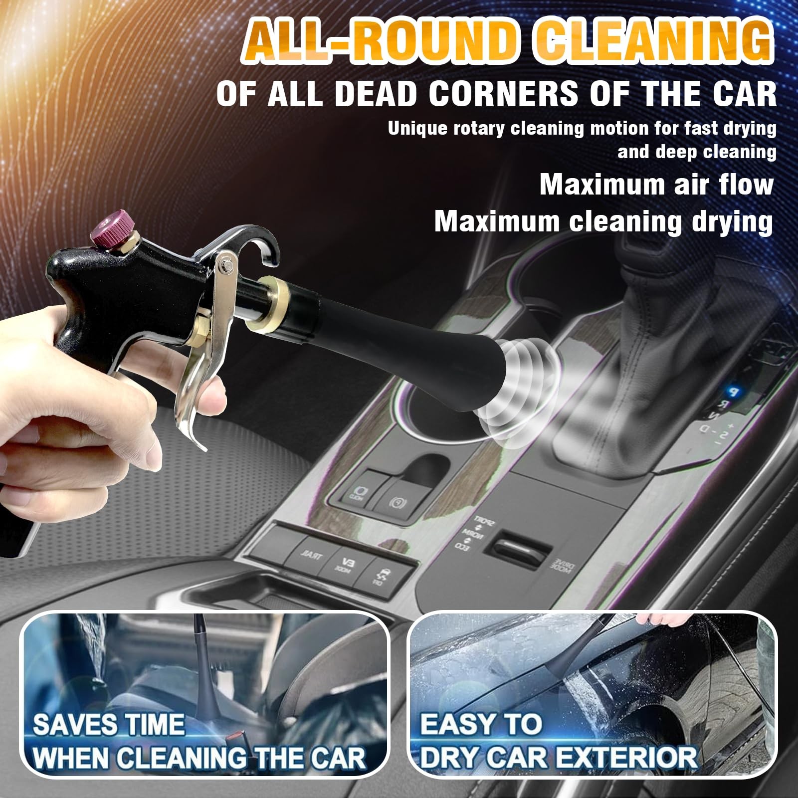 GZ-KJM Air Blow Gun Car Interior Cleaning High Pressure Detailing…