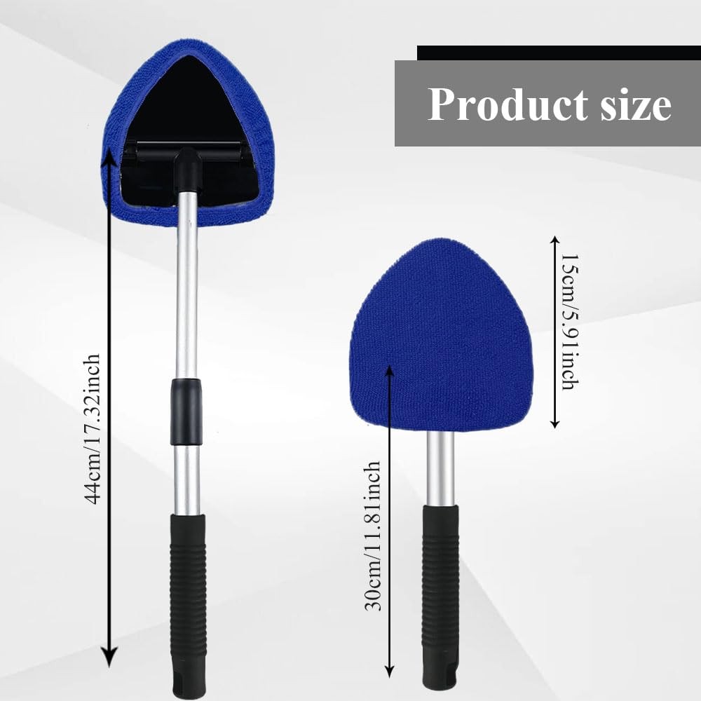 QZTYTY Windshield Cleaning Tool, Car Window Cleaner, 5.9*5.3*7.8inches, Blue
