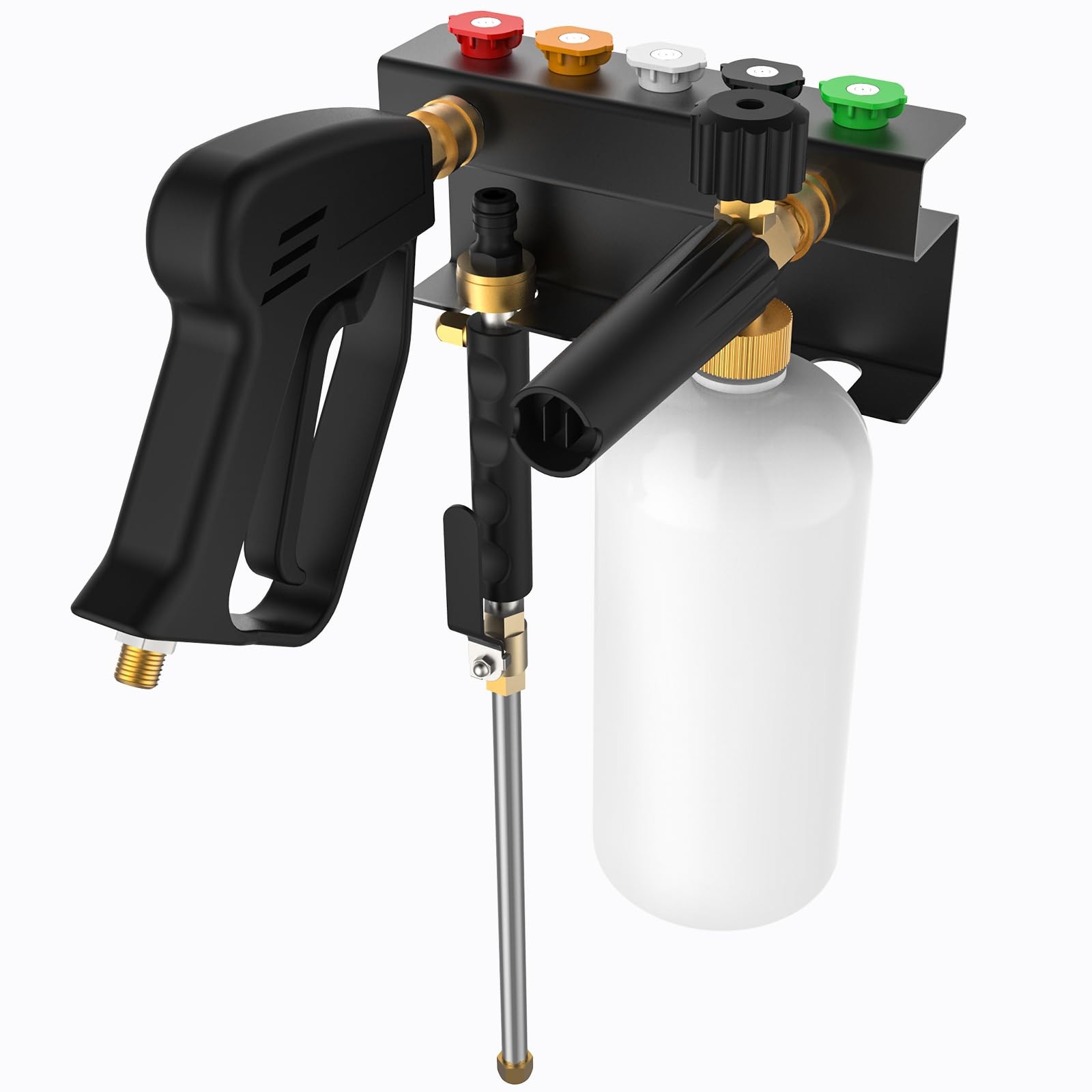 Pressure Washer Gun Holder, Power Washer&Snow Foam Cannon Quick Disconnect To…