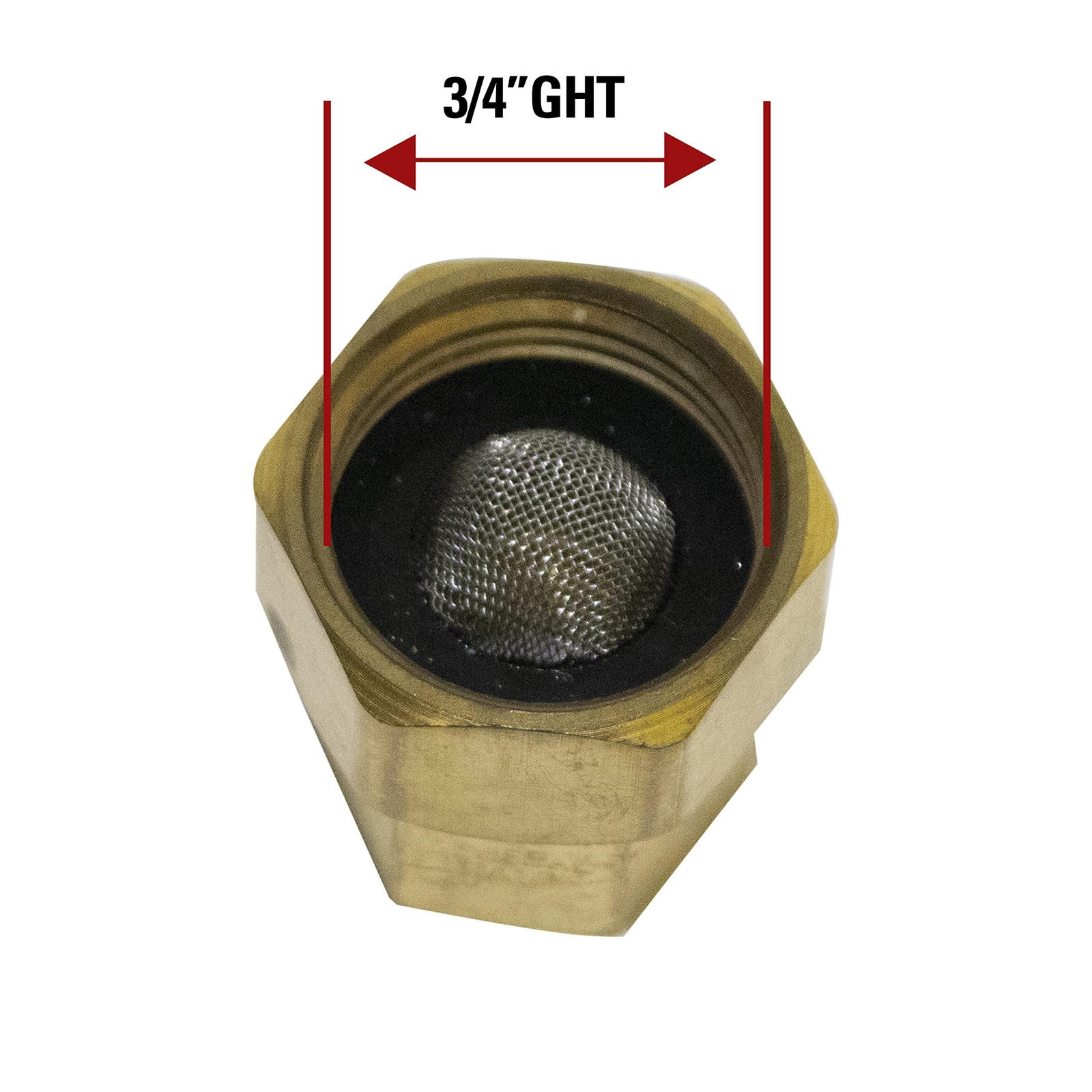 Simpson 3 8 Inch Gold Hose Pipe Fitting Water Inlet for Pressure Washer Pump