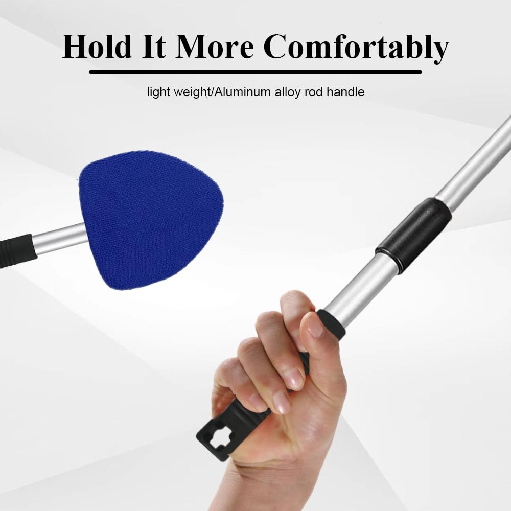 QZTYTY Windshield Cleaning Tool, Car Window Cleaner, 5.9*5.3*7.8inches, Blue