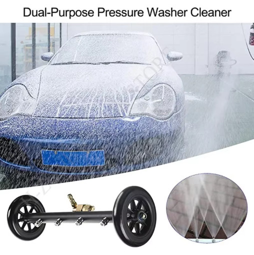 High Pressure Washer Water Broom for Pressure Power Washer Sidewalk Under Car