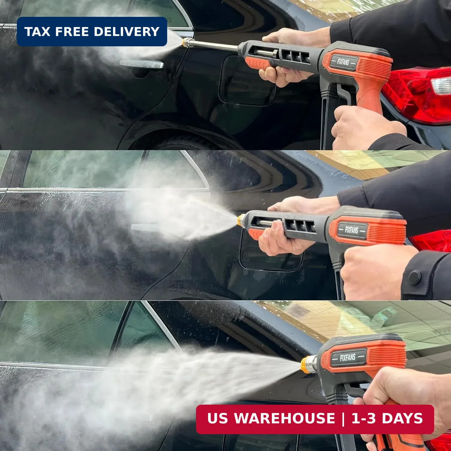 FIXFANS Pressure Washer Gun Kit, 5000PSI Power Washer Handle Gun with Replacemen