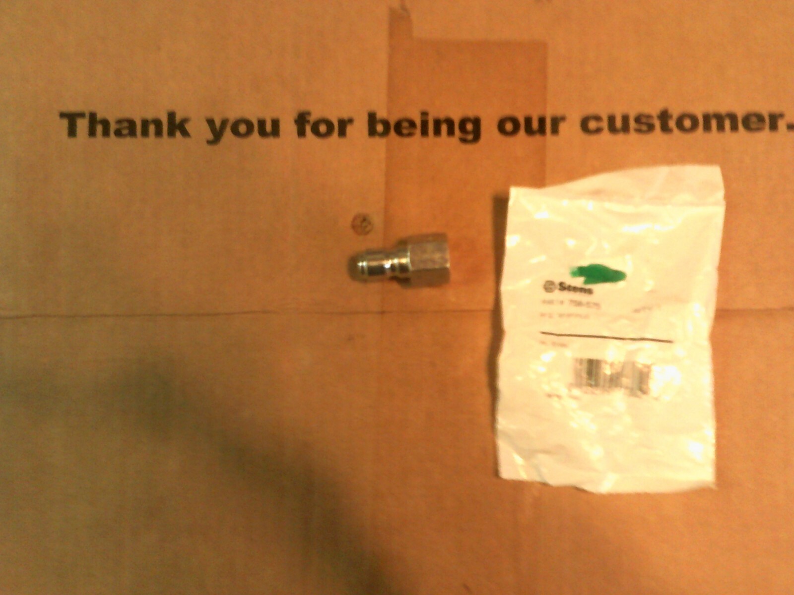1 of Stens part # 758-575 3/8 FPT plug Replaces Rotary 48-9413 9413