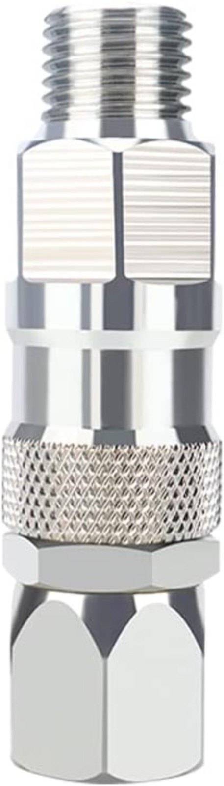 360-Degree Stainless Steel Sprayer Joint for High-Pressure Paint Guns – 1/4 inch