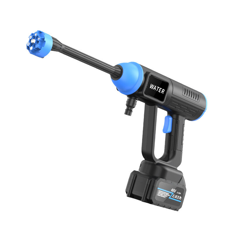 300W Cordless Portable Cleaner Wireless Water Spray Gun High Pressure Car Washer