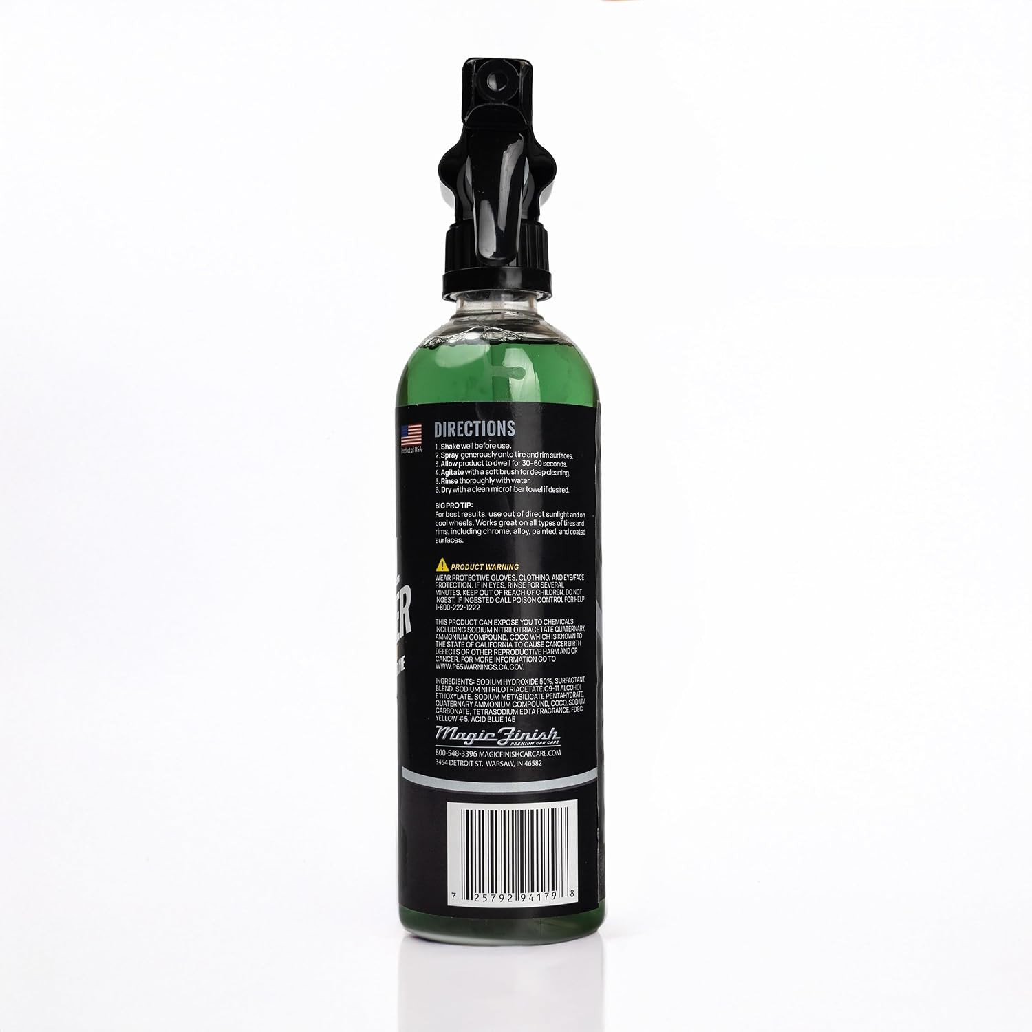 Magic Finish Wheel Cleaner (16 fl oz) – Premium Wheel Cleaner Spray for Brake Du