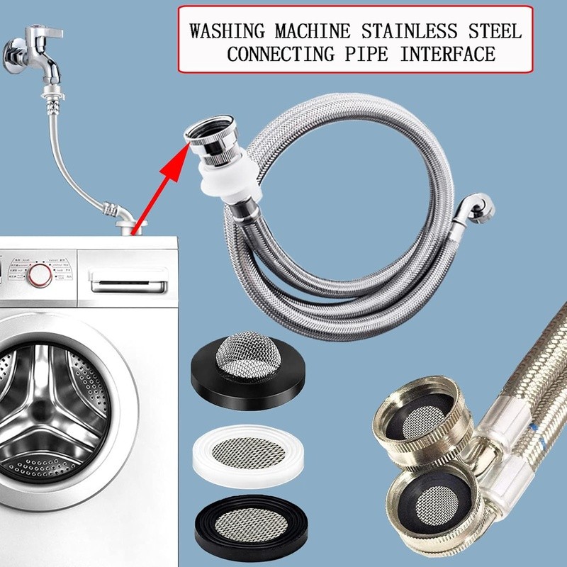 Universal Filter Hose Washers Kit Garden Hose Bath Faucet Washing Machine New