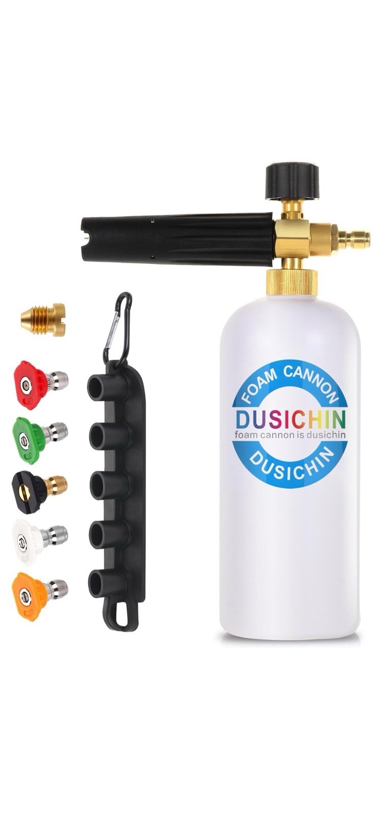 Dusichin Foam Cannon SFL-001 Snow Foam Lance Pressure Washer Jet Wash Quick