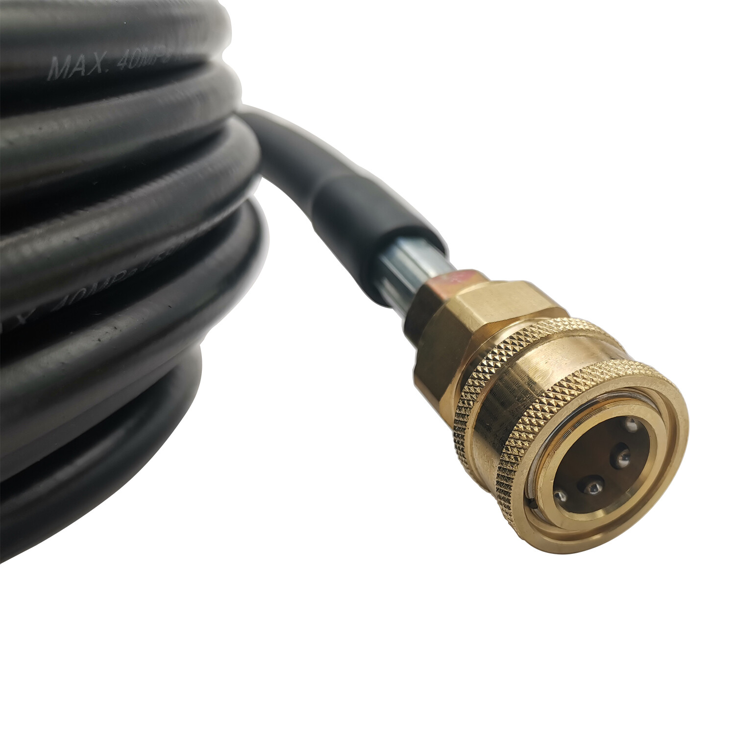 High Pressure Washer Hose 25/50/100′ 5800PSI 3/8″ QC Power Washer Extension Tube