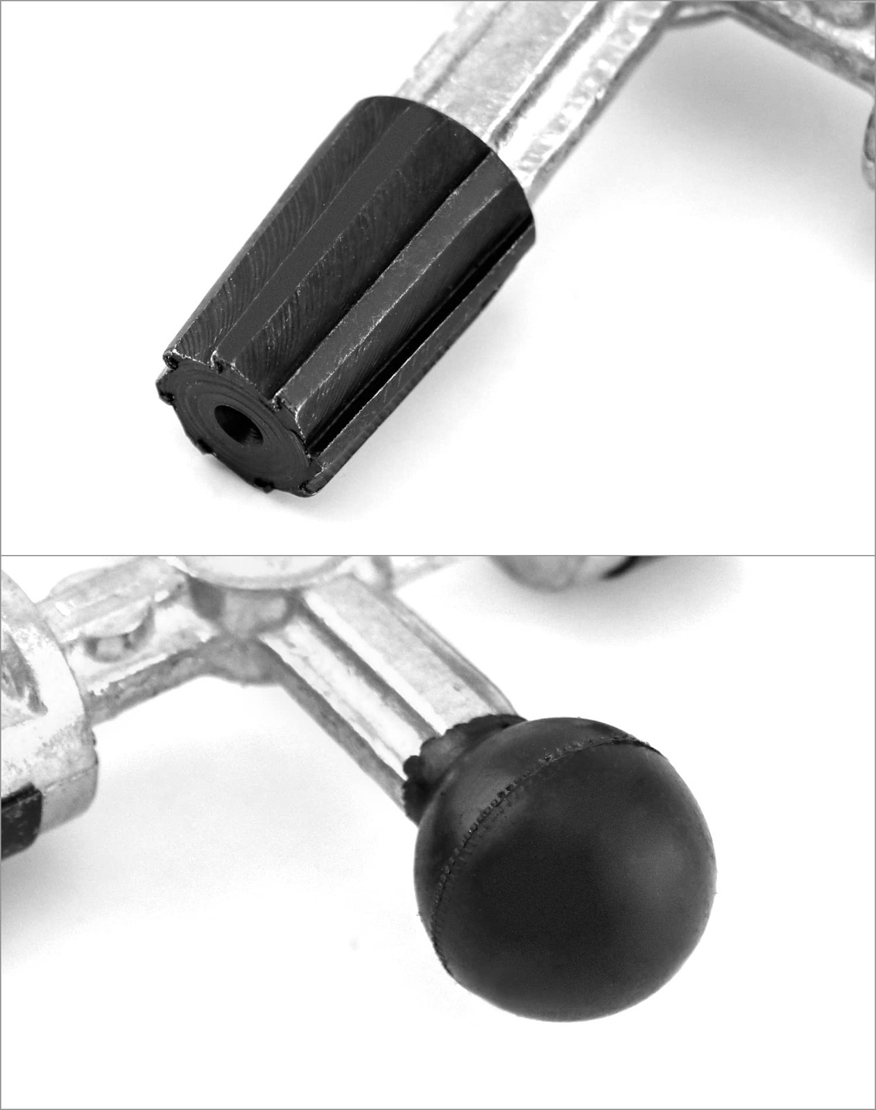 QWORK Battery Post Cleaner, 1 Pack 4-Way Terminal Scraper…