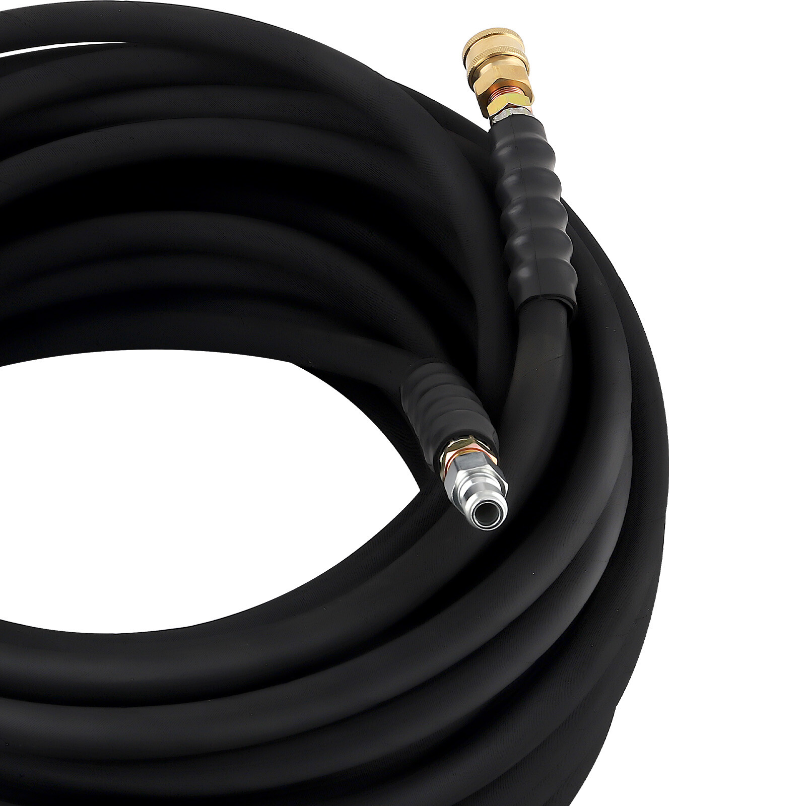 Non-Marking 2-Braid R2 HighTem Water Pressure Washer Hose 3/8″ x 100ft 6000psi