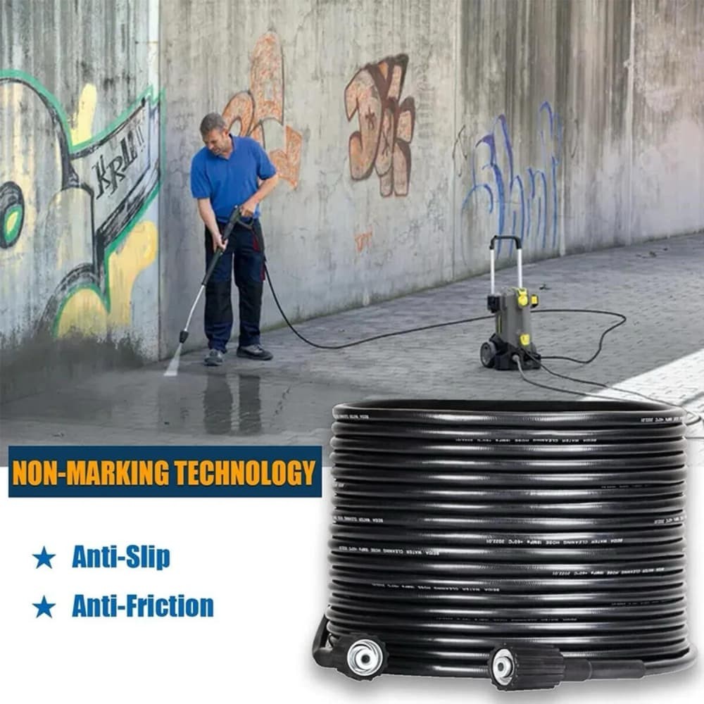 50FT High Pressure Washer Hose 5800 PSI M22-14MM Power Washer Extension Hose