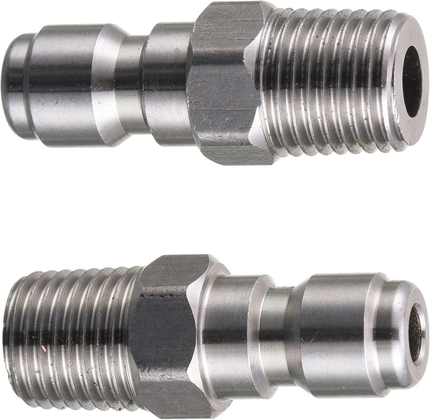 Reliable Pressure Washer Connection, 5000 PSI 1/4 Inch Male NPT Fitting, 2-Pack