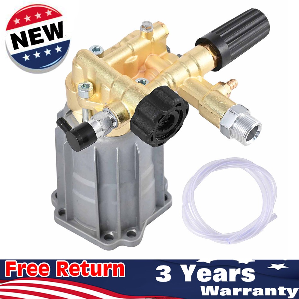 RMV2.5G30 PRESSURE WASHER PUMP AXIAL 2.5GPM 3000 PSI 3400 RPM 3/4″ SHAFT 140° F