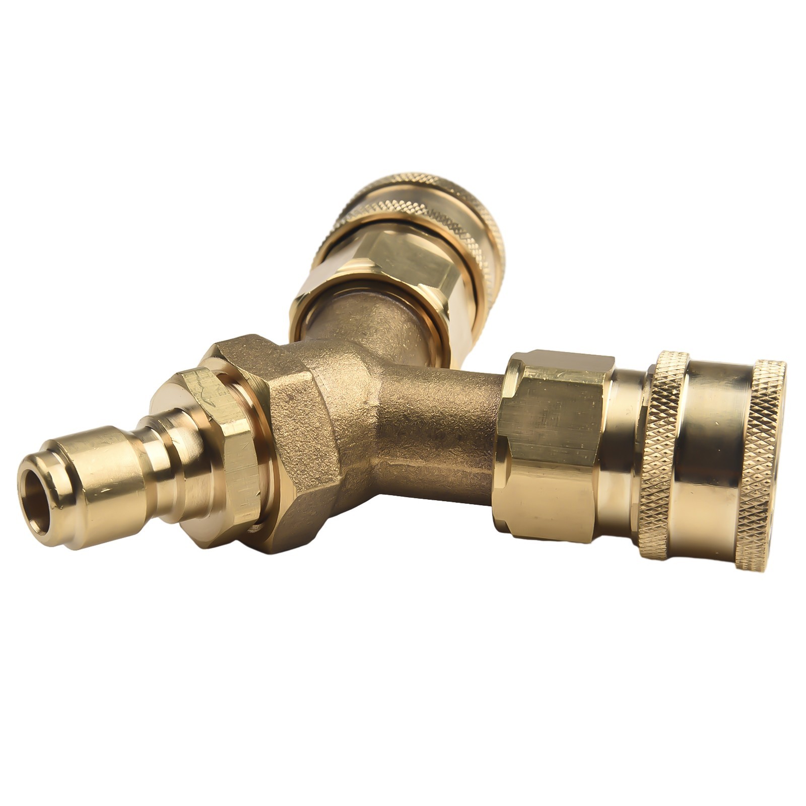 Washer Tee Splitter Brass Dual System For 4.0 GPM Gold Splitter 3/8 Inch