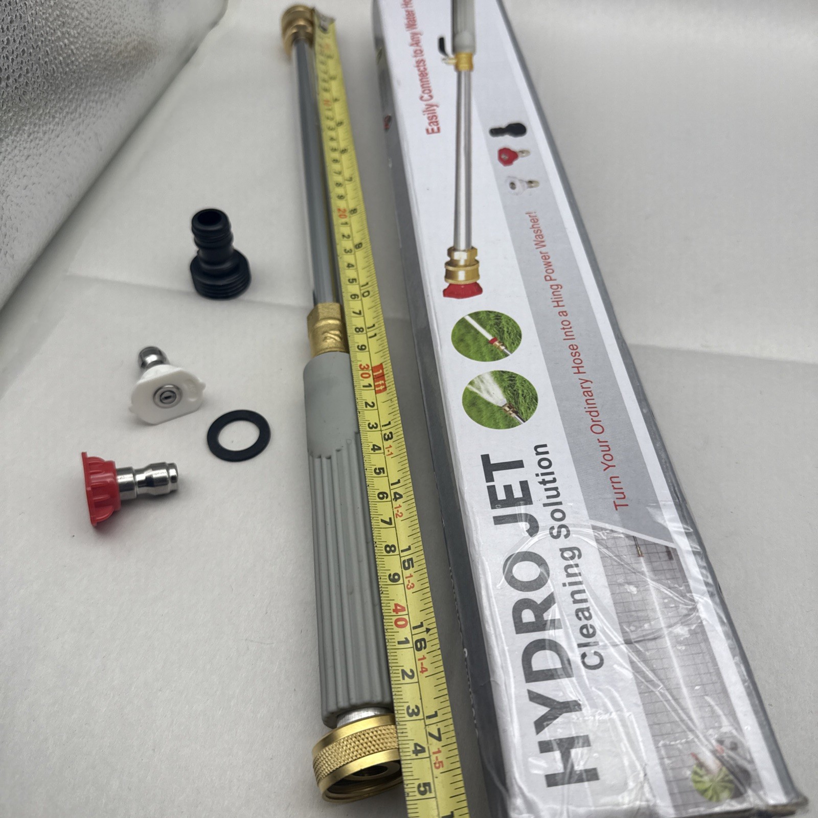 Hydro Jet Cleaning Solution Power Washer Wand, High Pressure Wand 2 Nozzle *READ