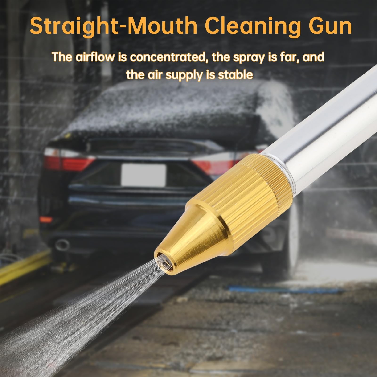 Pneumatic Cleaning Spray , 6mm Nozzle & 750ml Aluminum Cup, 1/4″ 7.5 mm Quick…