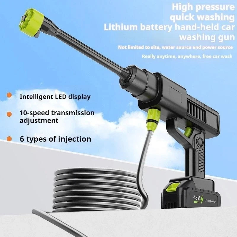 Cordless Pressure Washer 986PSI 48V Rechargeable Portable Power Cleaner Kit New