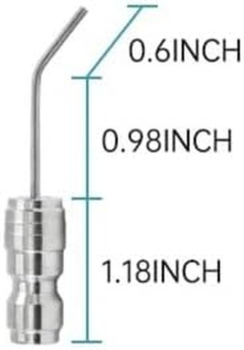 Pressure Washer Needle Nozzle Crevice Cleaning Tip 1/4 Inch Quick Connect AC