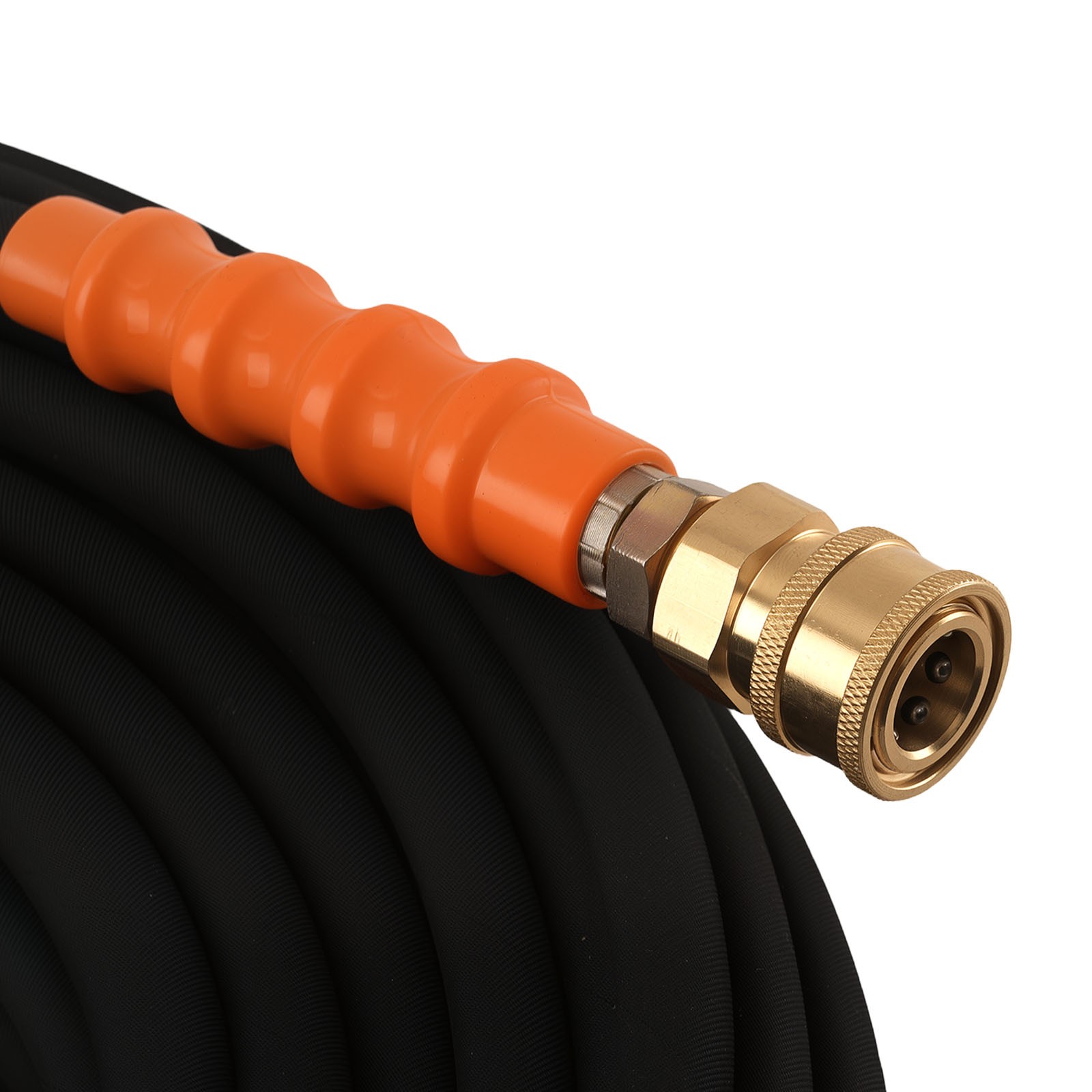 150FT 1/4″ 4200PSI Pressure Washer Hose Steel Wire Braided Hot Cold Water Rated