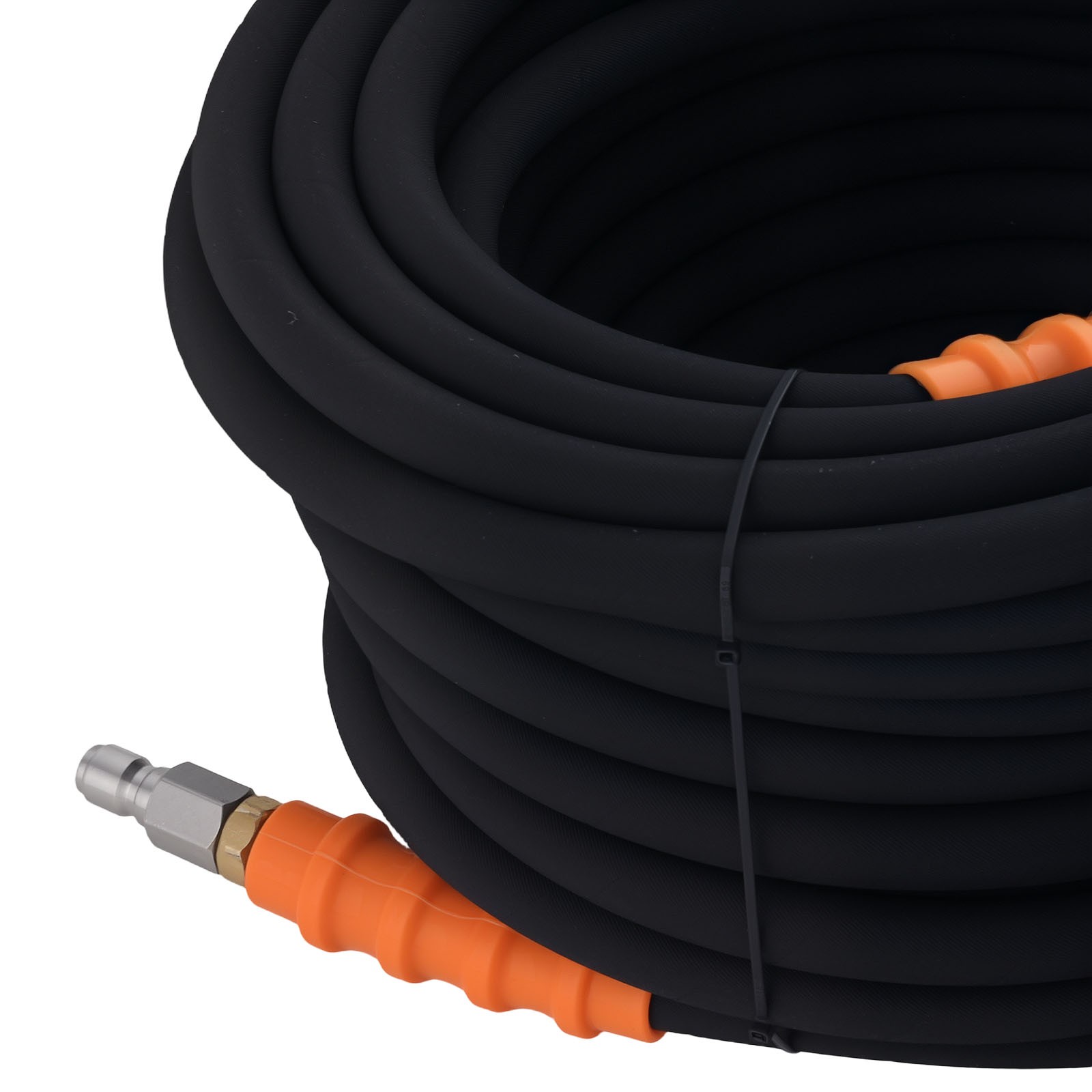 75FT 3/8″ High Pressure Washer Hose 4800PSI Replacement 248°F Steel Wire Braid
