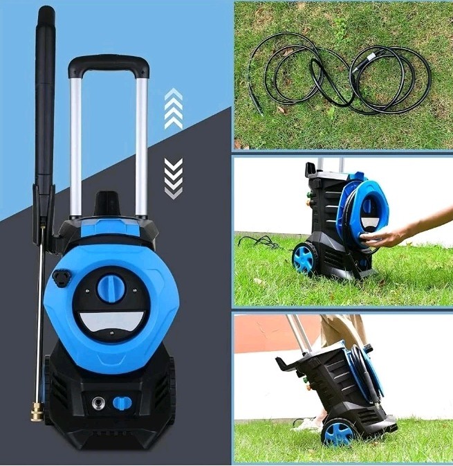 SUGIFT 3300 PSI Electric Pressure Washer with 4 Nozzles for Cars Homes Driveways