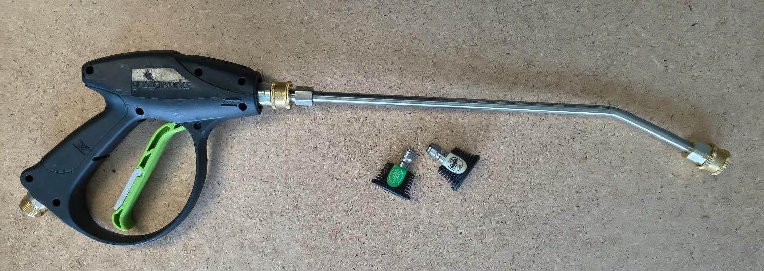 Greenworks 1200 PSI Pressure Washer Wand w/ 2 Tips Model GPW1200K